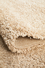 Frida Linen Beige Rug | Shaggy Rugs Belrose | Rugs N Timber