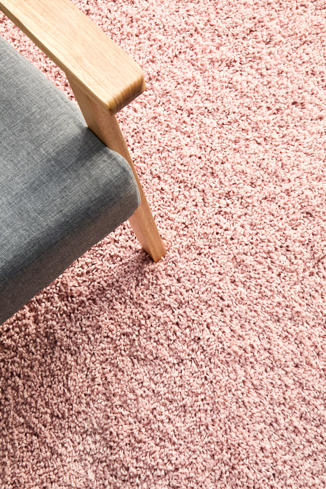 Frida Primrose Pink Rug | Shaggy Rugs Belrose | Rugs N Timber