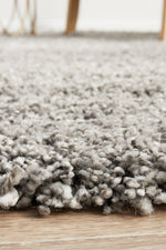 Frida Silver Grey Rug | Shaggy Rugs Belrose | Rugs N Timber