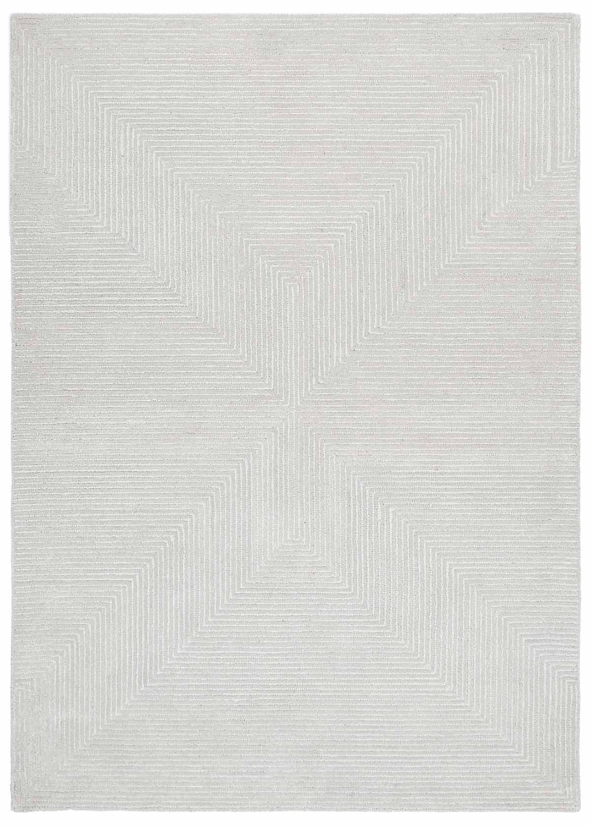 Marseille Silver Angular Rug | Wool Rugs Belrose | Rugs N Timber