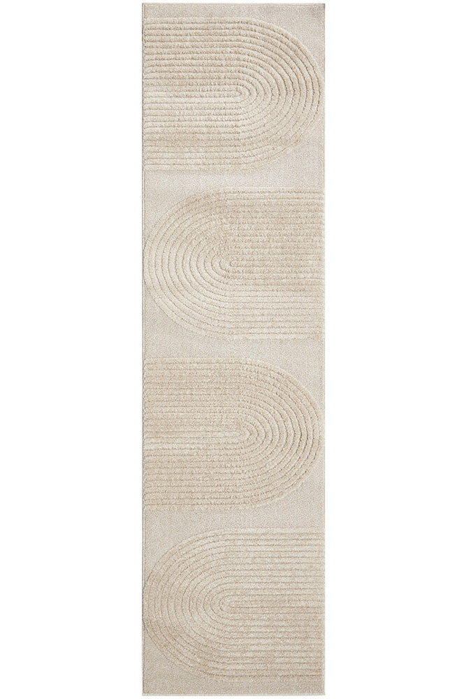 Remi Beige Gemini Runner | Modern Hall Runners Belrose  | Rugs 'N' Timber