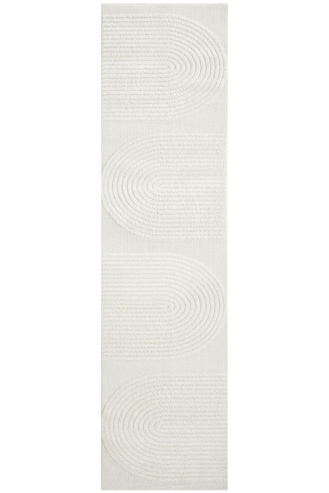 Remi Ivory Gemini Runner | Modern Hall Runners Belrose  | Rugs 'N' Timber