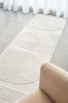 Remi Ivory Gemini Runner | Modern Hall Runners Belrose  | Rugs 'N' Timber