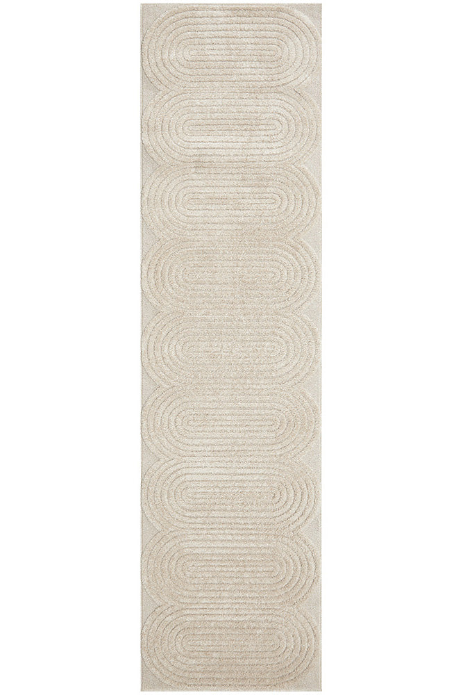 Remi Beige Virgo Runner | Modern Hall Runners Belrose  | Rugs 'N' Timber