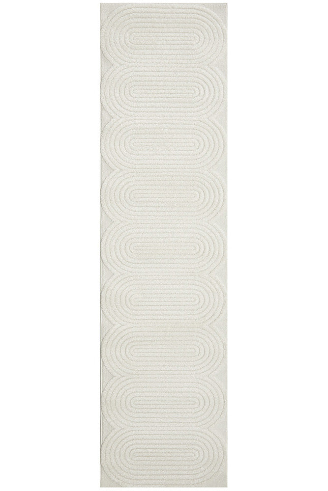 Remi Ivory Virgo Runner | Modern Hall Runners Belrose  | Rugs 'N' Timber