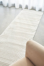 Remi Ivory Virgo Runner | Modern Hall Runners Belrose  | Rugs 'N' Timber