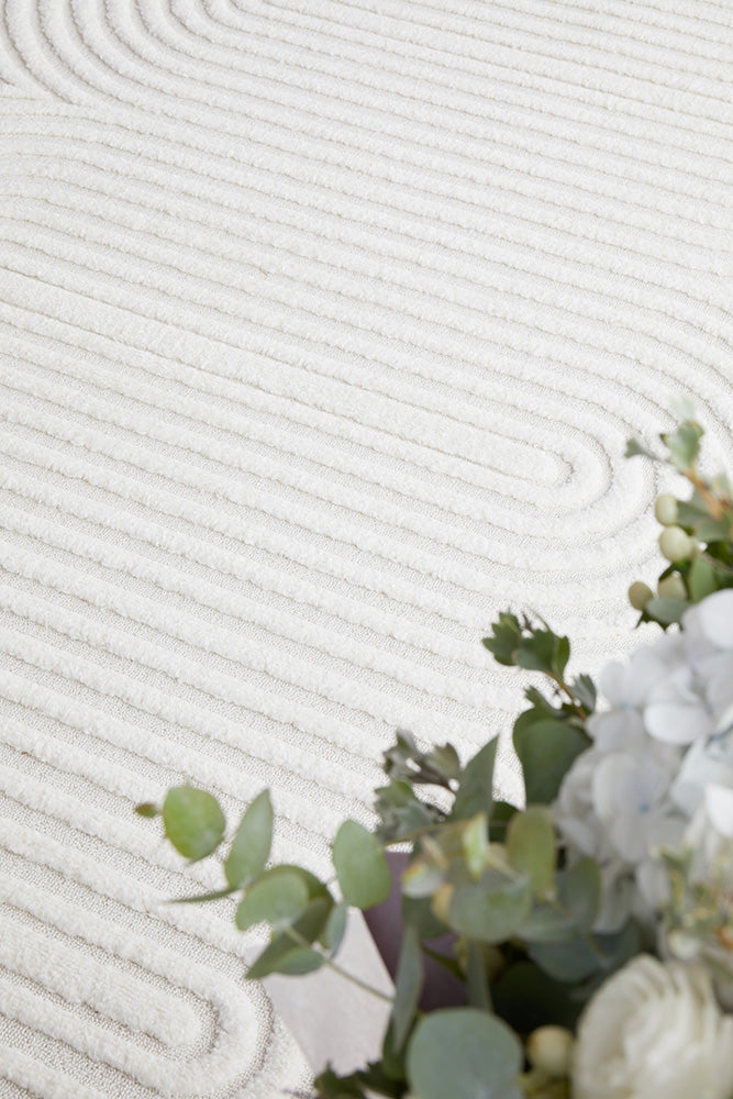 Remi Ivory Virgo Runner | Modern Hall Runners Belrose  | Rugs 'N' Timber