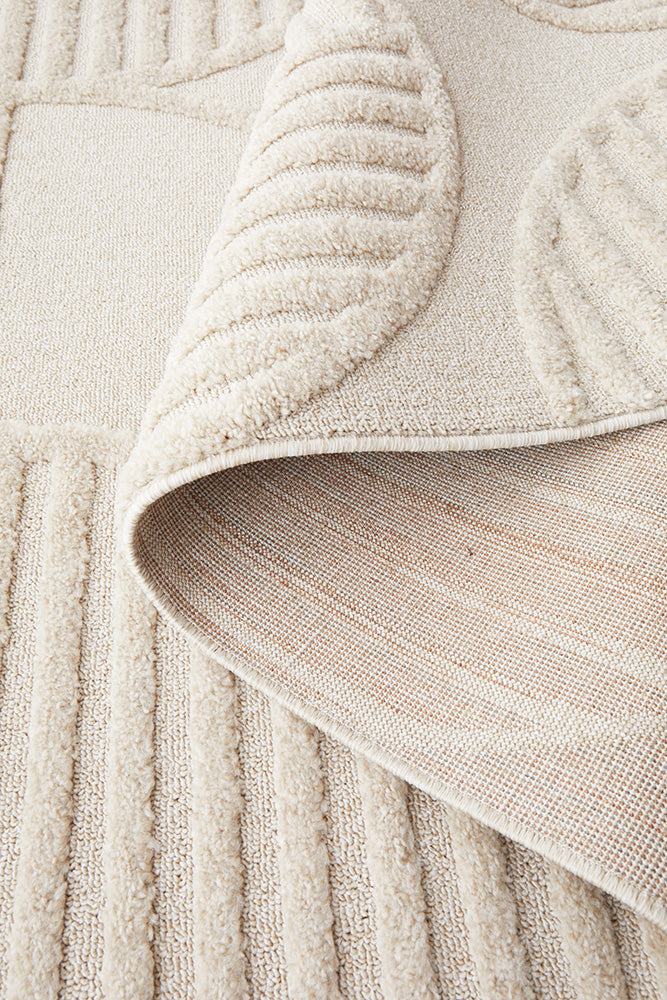 Remi Beige Aries Runner | Modern Hall Runners Belrose  | Rugs 'N' Timber