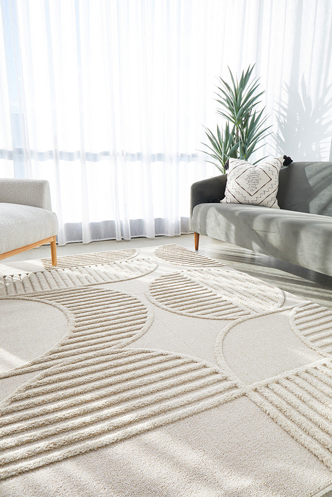 Remi Beige Aries Rug | Modern Rugs Belrose  | Rugs 'N' Timber