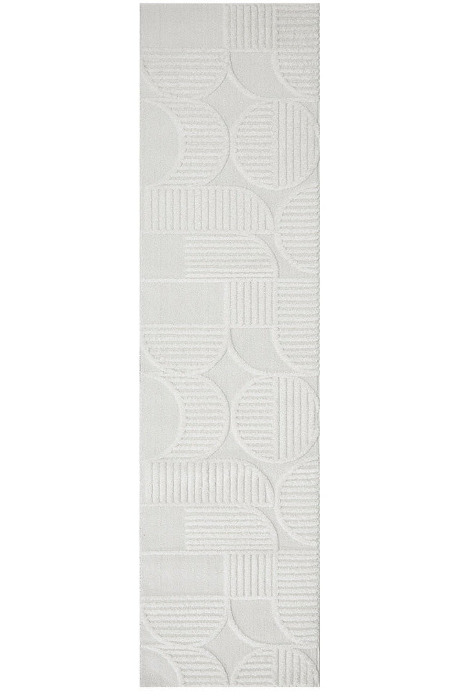 Remi Ivory Aries Runner | Modern Hall Runners Belrose  | Rugs 'N' Timber