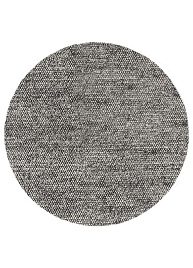 Newtown Charcoal Grey Round Rug | Wool Rugs Belrose | Rugs N Timber