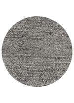 Newtown Charcoal Grey Round Rug | Wool Rugs Belrose | Rugs N Timber