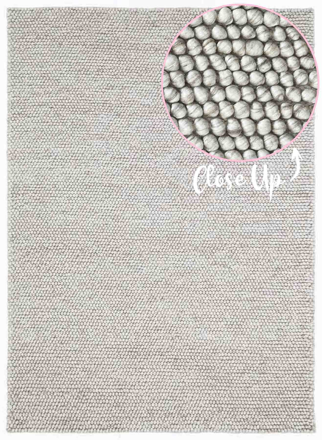 Newtown Chalk White Rug | Wool Rugs Belrose | Rugs N Timber