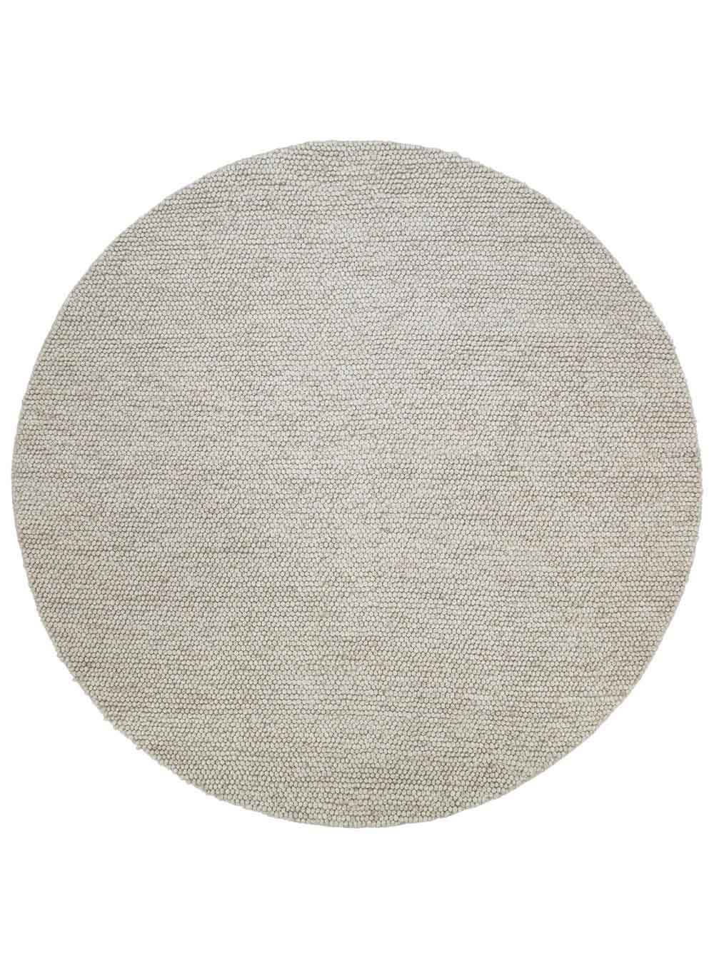 Newtown Chalk White Round Rug | Wool Rugs Belrose | Rugs N Timber