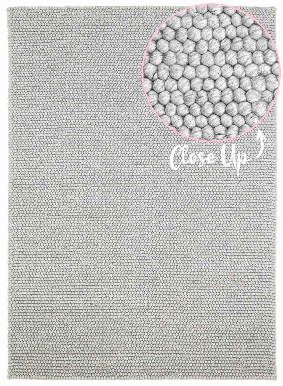 Newtown Silver Grey Rug | Wool Rugs Belrose | Rugs N Timber