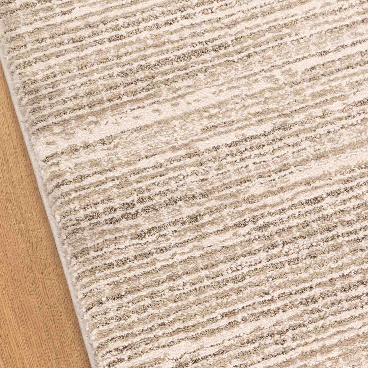 Geneva Linear Beige Rug | Modern Rugs Belrose | Rugs N Timber