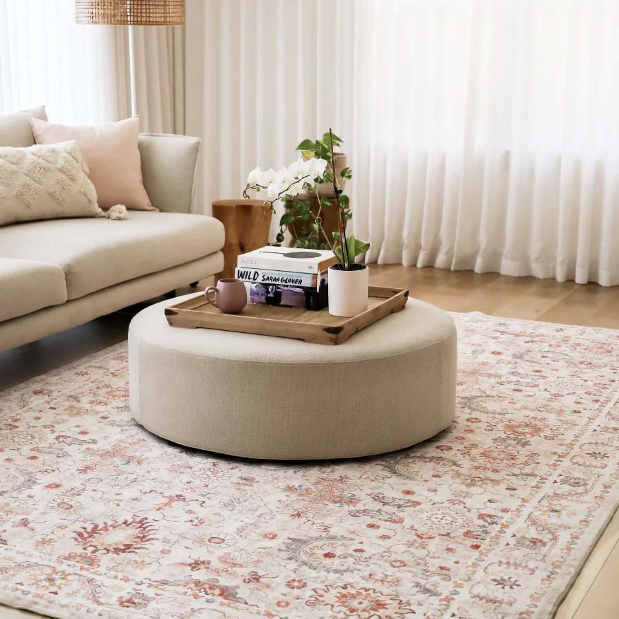 Fabiana Orenji Rug | Washable Rugs Belrose | Rugs N Timber