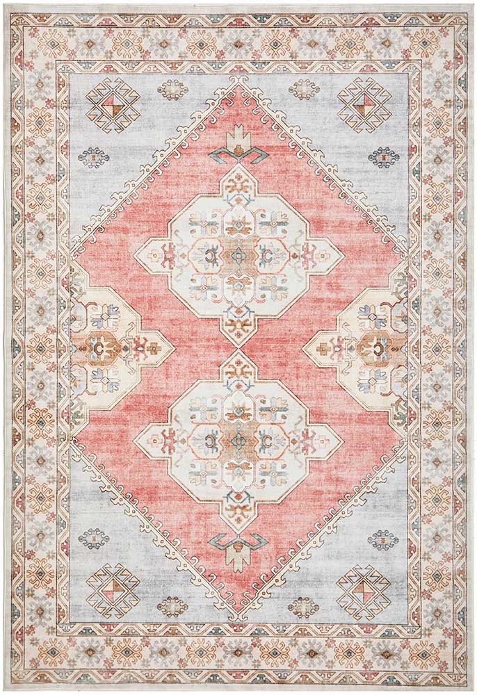 Lola Ruby Pink Rug | Washable Rugs Belrose | Rugs N Timber