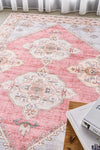 Lola Ruby Pink Rug | Washable Rugs Belrose | Rugs N Timber