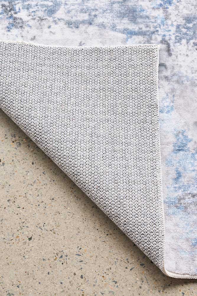 Lola Storm Blue Rug | Washable Rugs Belrose | Rugs N Timber