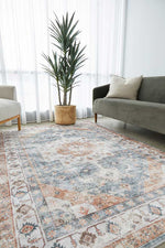 Lola Vintage Grey Rug | Washable Rugs Belrose | Rugs N Timber