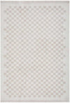 Lola Checkerboard Beige Rug | Washable Rugs Belrose | Rugs N Timber