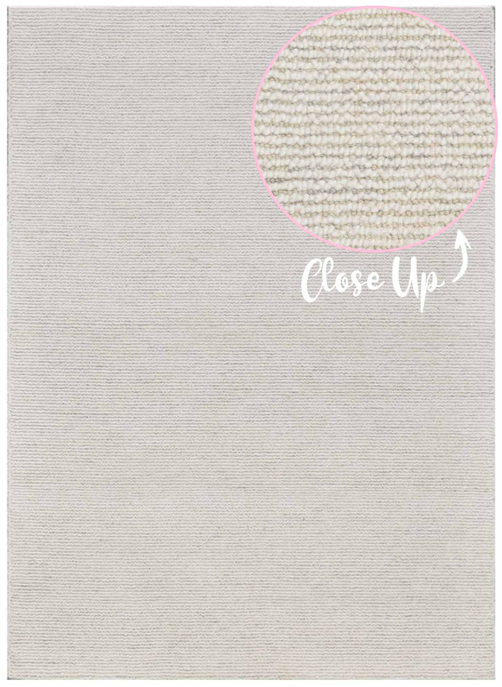 Mosman Ivory Rug | Wool Rugs Belrose | Rugs N Timber