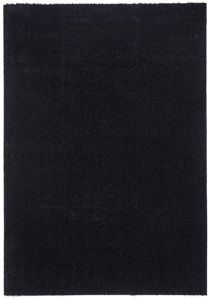 Fiona Black Rug | Shaggy Rugs Belrose | Rugs N Timber