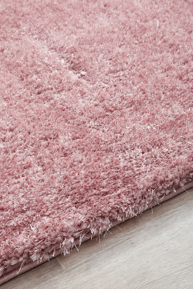 Fiona Blush Pink Rug | Shaggy Rugs Belrose | Rugs N Timber