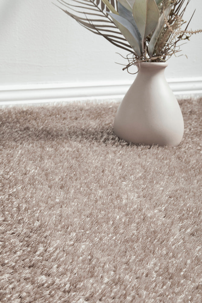 Fiona Mink Beige Rug | Shaggy Rugs Belrose | Rugs N Timber