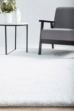 Fiona White Rug | Shaggy Rugs Belrose | Rugs N Timber