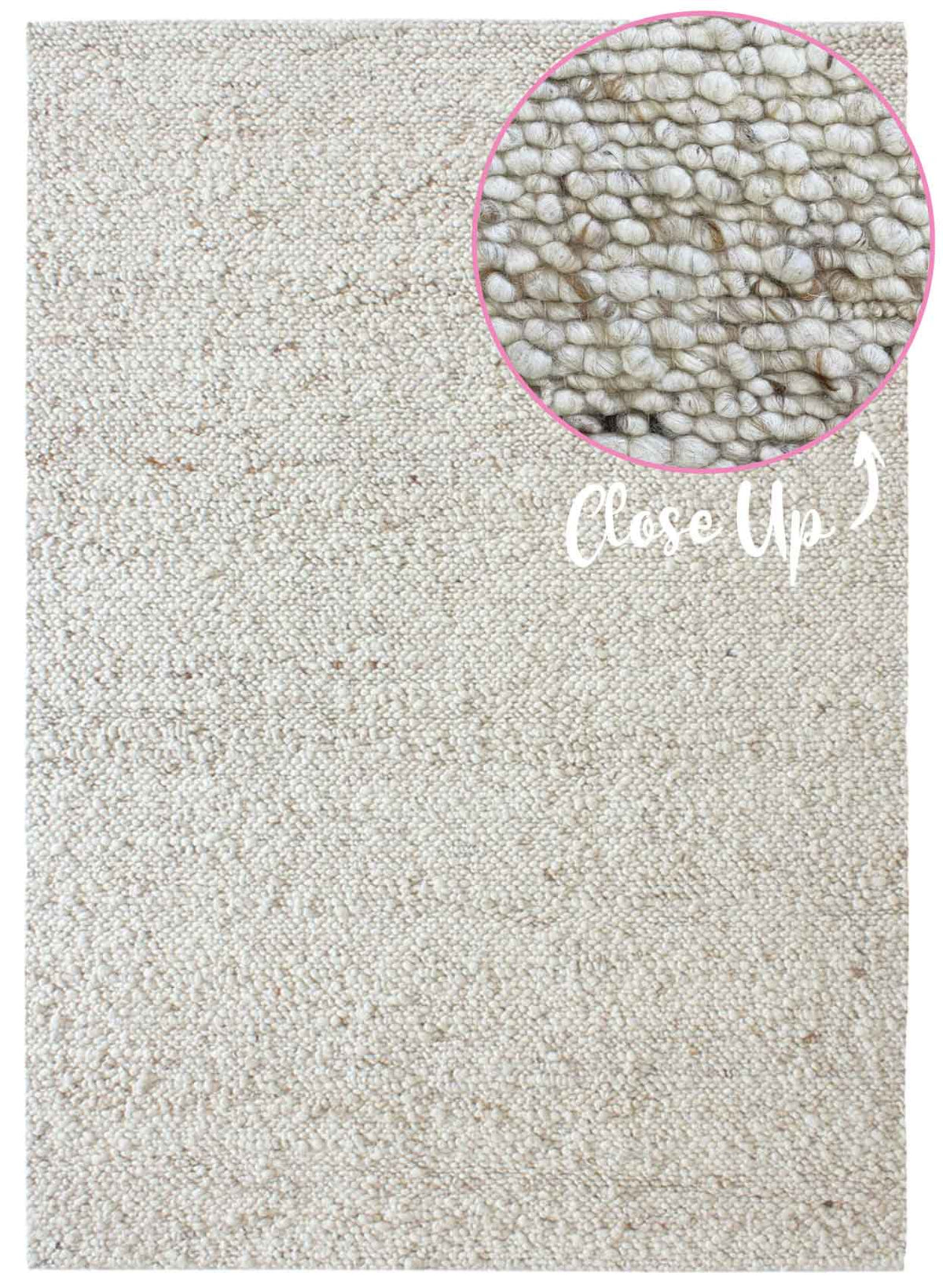 Claremont Ivory Rug | Wool Rugs Belrose | Rugs N Timber