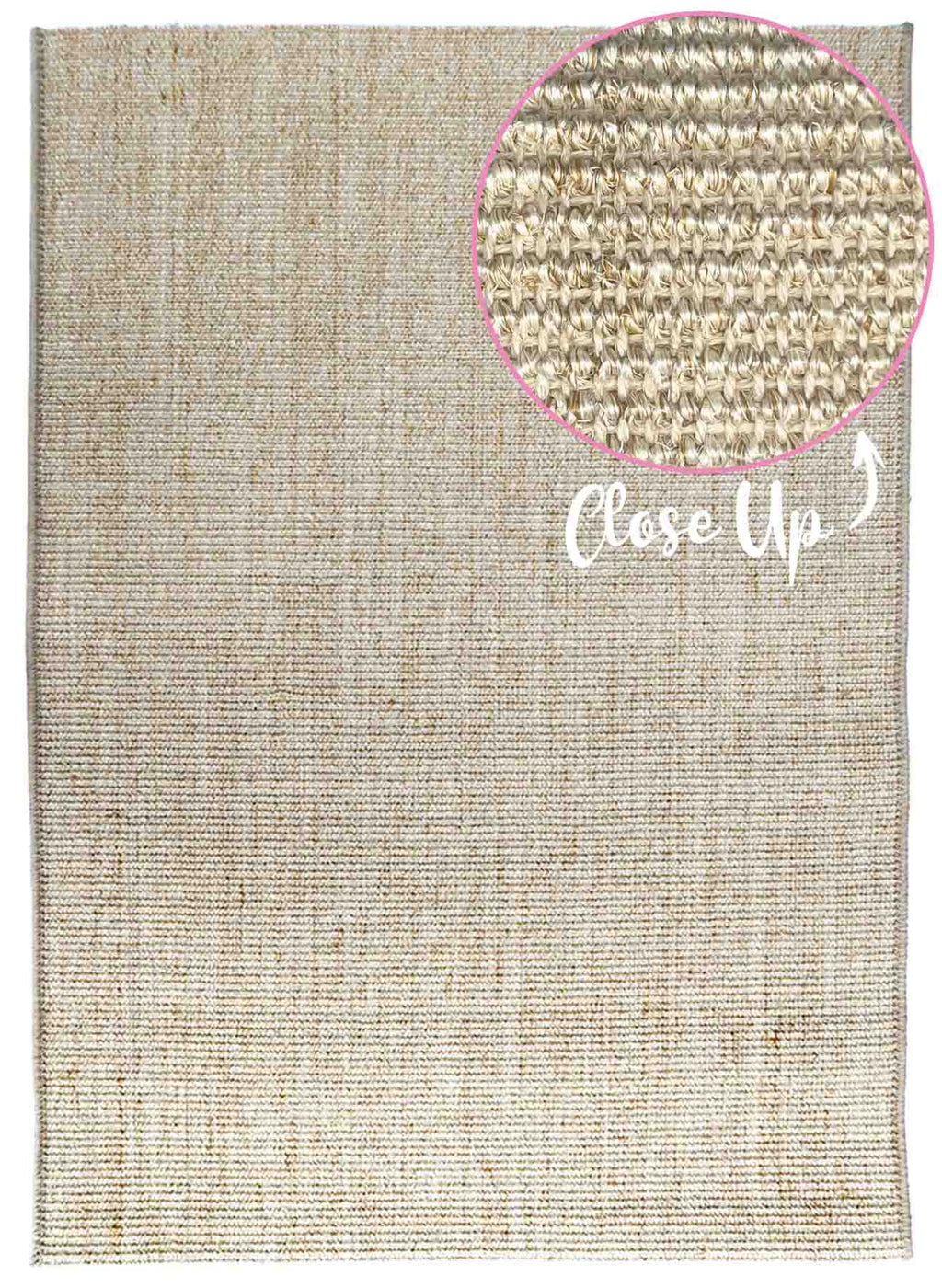 Jurien Beige Sisal Rug | Natural Fibre Rugs Belrose | Rugs N Timber