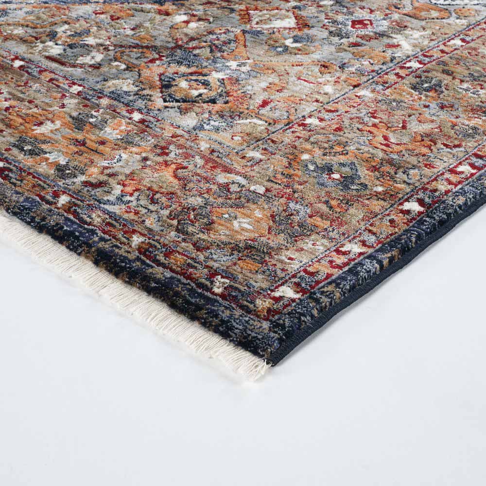 Collaroy Navy Afghan Rug | Traditional Rugs Belrose | Rugs N Timber