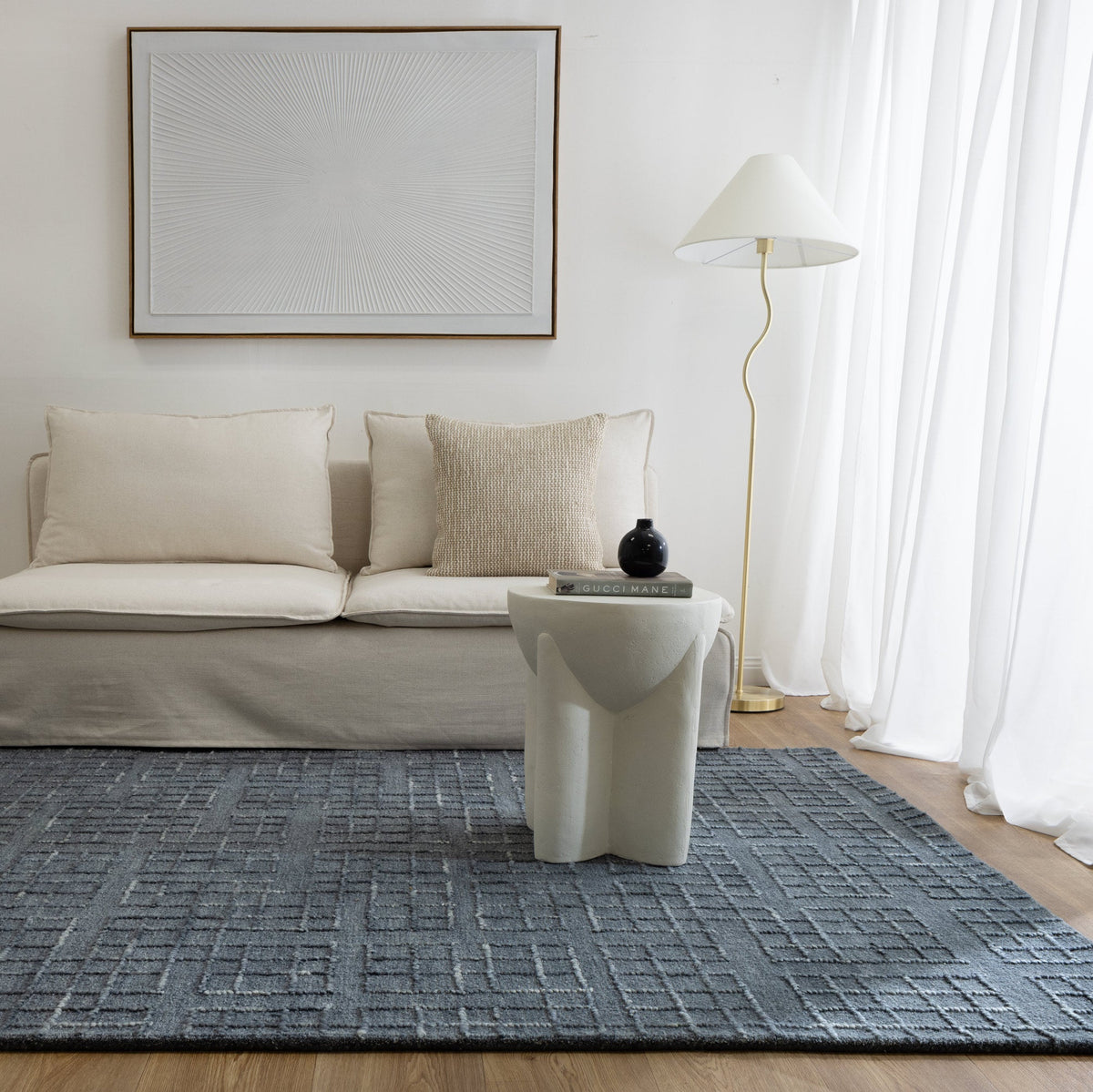 Toluca Denim Blue Rug | Wool Rugs Belrose | Rugs N Timber