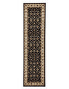 Julianna Black Floral Runner | Traditional Hall Runners Belrose | Rugs N Timber