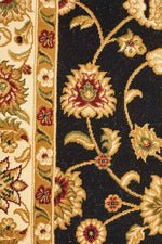 Julianna Black Floral Runner | Traditional Hall Runners Belrose | Rugs N Timber