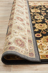 Julianna Black Floral Runner | Traditional Hall Runners Belrose | Rugs N Timber