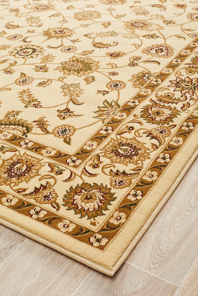 Julianna Cream Floral Rug | Traditional Rugs Belrose | Rugs N Timber