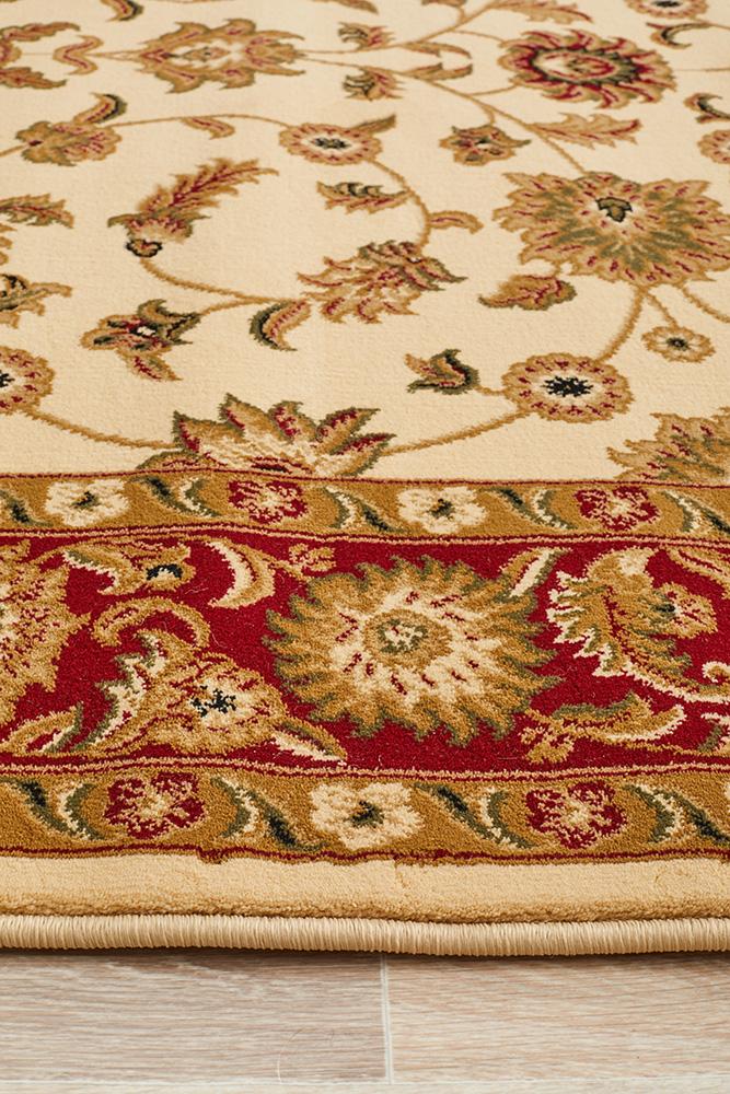 Julianna Cream Floral Runner | Traditional Hall Runners Belrose | Rugs N Timber