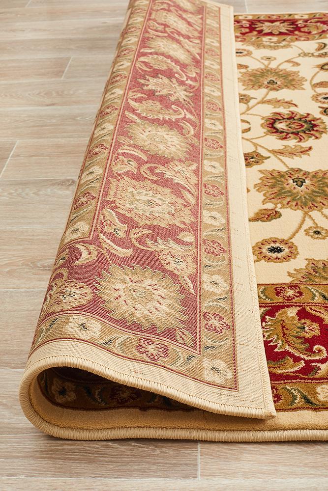 Julianna Cream Floral Runner | Traditional Hall Runners Belrose | Rugs N Timber