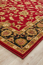 Julianna Red Floral Rug | Traditional Rugs Belrose | Rugs N Timber