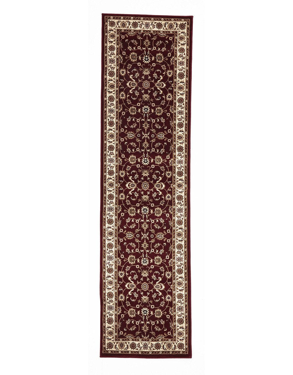 Julianna Red Floral Runner | Traditional Hall Runners Belrose | Rugs N Timber