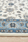 Julianna White Floral Runner | Traditional Hall Runners Belrose | Rugs N Timber