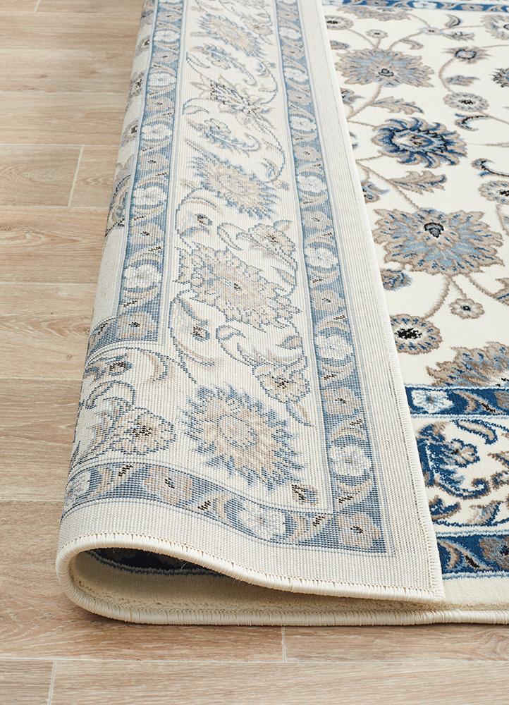 Julianna White Floral Rug | Traditional Rugs Belrose | Rugs N Timber