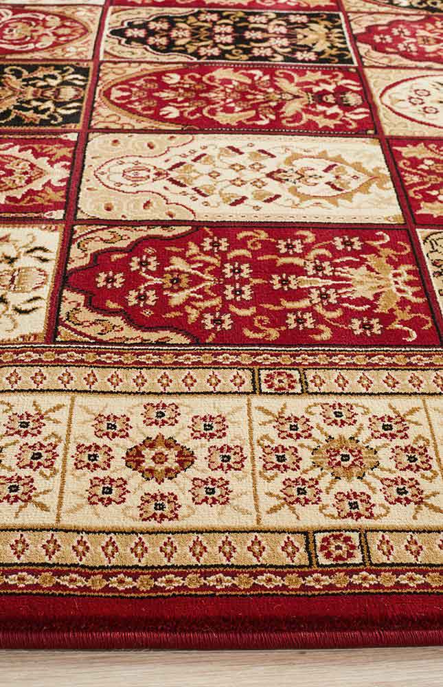 Julianna Red Floral Rug | Traditional Rugs Belrose | Rugs N Timber