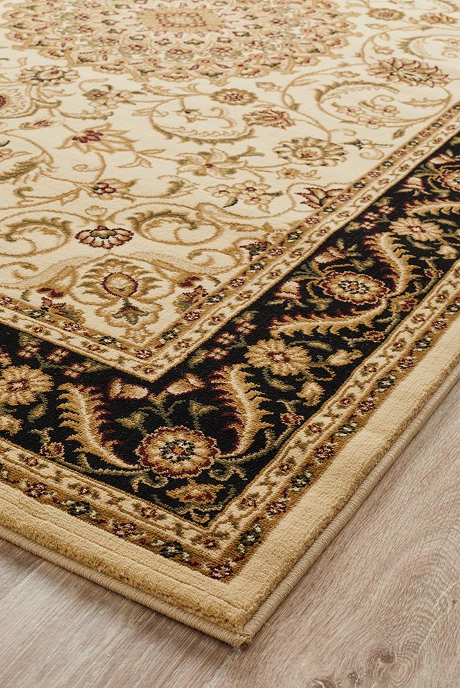 Julianna Cream Medallion Rug | Traditional Rugs Belrose | Rugs N Timber