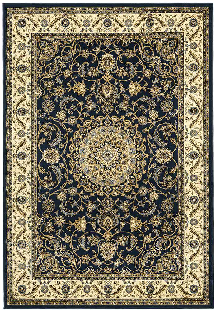 Julianna Navy Medallion Rug | Traditional Rugs Belrose | Rugs N Timber