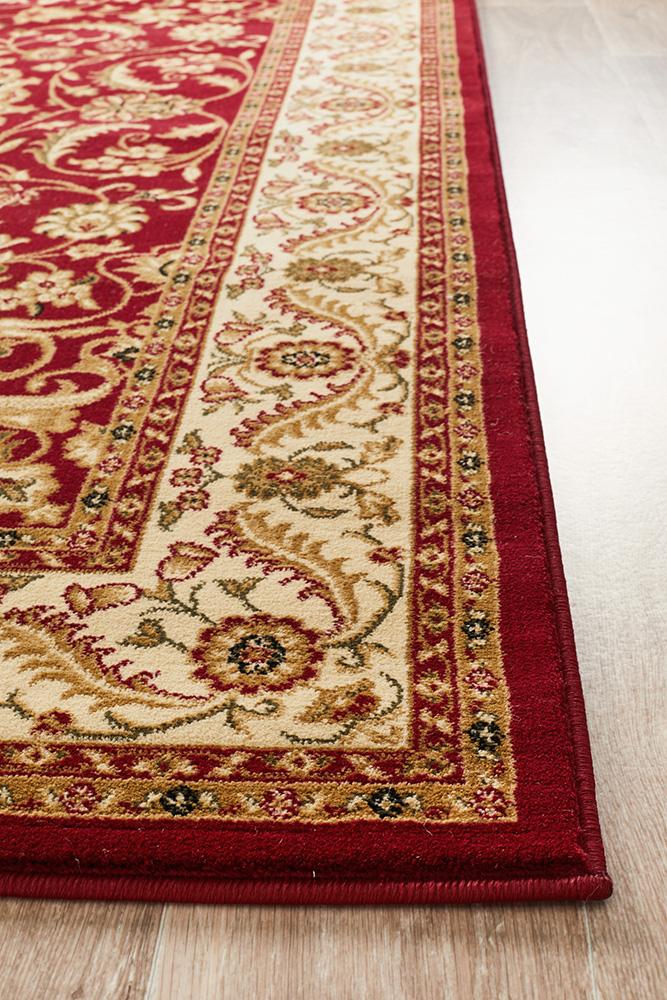 Julianna Red Medallion Rug | Traditional Rugs Belrose | Rugs N Timber