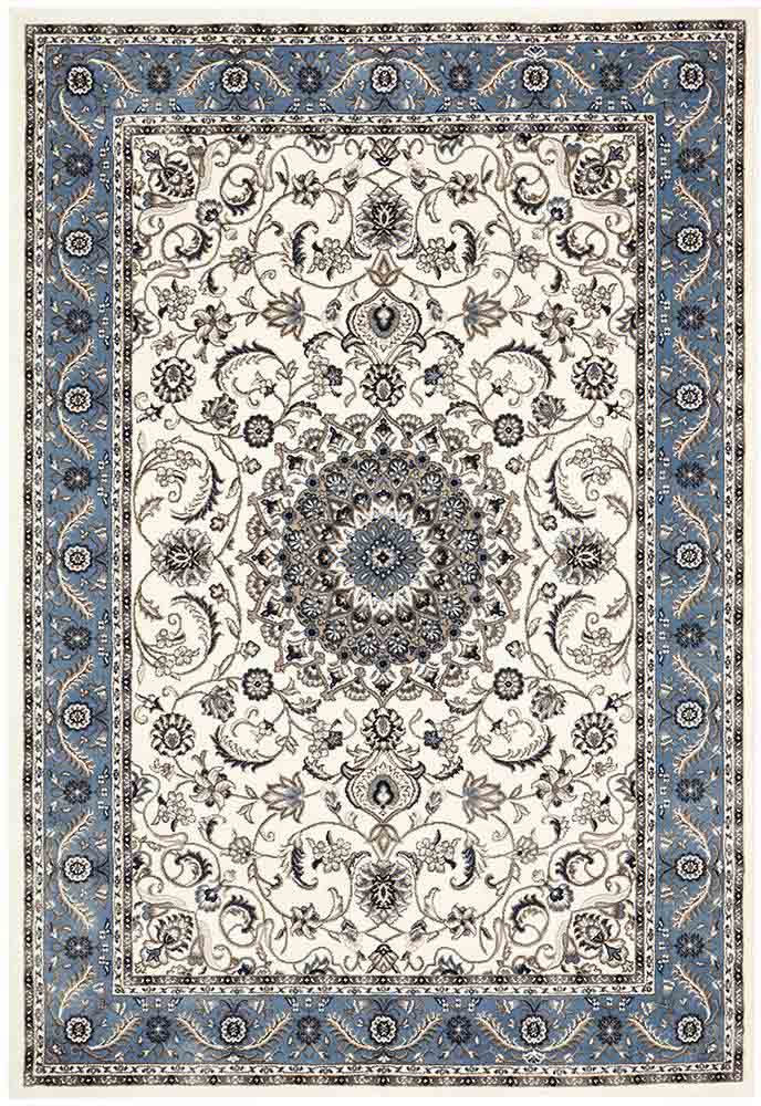 Julianna White Medallion Rug | Traditional Rugs Belrose | Rugs N Timber